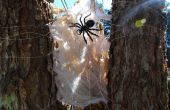 Halloween Spinnennetz böse