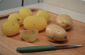 Wie man leicht Kartoffelschalen entfernen