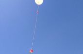 Wetterballon mit einer Kamera senden