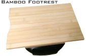 Bambus-Fußstütze