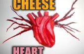 Machen Sie eine realistische Käse Herz
