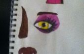 Wie zu zeichnen das Gesicht von Clawdeen Wolf von Monster High