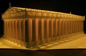 Athen Parthenon der King of Pop up-Karte Kirigami Origamic Architektur faltbare