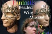 Fantastische Perlen Draht Masken
