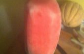 Eine Wassermelone der Haut