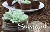 Essbare saftigen Terrarium Cupcakes! 