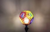 Geometrische 3D-Druck Lampe