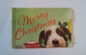 Geschenk-Kartenhalter aus Weihnachtskarte