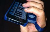 Freie Hand Musik Griffhalterung für iPhone 5/5 s (3D-Druck)