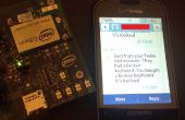 Senden Sie Texte mit Intel Edison (Party Alarm)