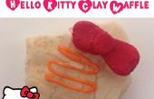 Polymer Clay Hello Kitty Waffel