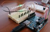 8-LED Larson Scanner mit Arduino