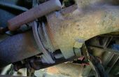 Reparieren/ersetzen Auspuff Flansch am Katalysator (91 Ford LKW)
