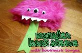 Monster-Buch-Hülle mit Lesezeichen Zunge