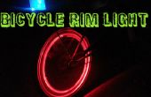 Licht für Fahrrad----Felge mit Solarenergie aufladen