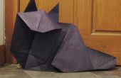 Origami - größer als Leben Hauskatze übergroßen