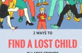 2 Tipps zum schnell finden ein verlorenes Kind IN einer MENSCHENMENGE