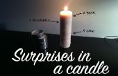 Überraschungen in einer Kerze