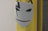 Cosplay Maske mit Thermoplast (dunkler als schwarz)