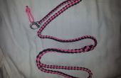 Machen einen 4 Strang Runde Zopf Paracord Leine mit Handschlaufe und dekorative Diamond Knot