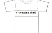 Machen Sie Ihre eigenen benutzerdefinierten T-Shirt! 