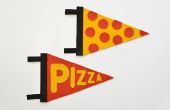 DIY: Typografische Pizza Wimpel