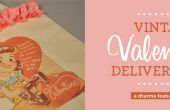 Vintage Valentine Lieferung Tote