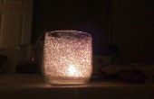 Glitzer Candle Jar DIY