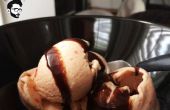 Weiße Schokolade Erdbeer Eis