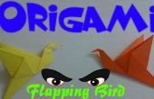 Origami Vogel - einfache Tutorial flattern