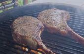 Ribeye Steak auf dem Grill kochen