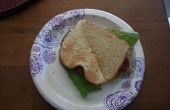 Peperoni und Provolone Melt - Sandwich