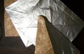 Wie man Origami-Papier von Tetrapack Ziegel
