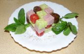 Rubik Würfel Salat (gesunder Snack für Geeks) :-)