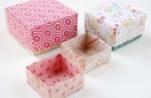 DIY Origami Geschenk-Boxen