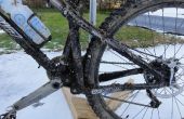 Tragbare und Winter Mountain oder Cyclocross Fahrrad waschen Tip