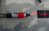 Sound-Laser mit Laserlicht und Solar-Panel
