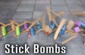 Halten Sie Bomben (explodierende kinetische Kunst)