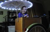 Sonnenschirm LED Fahrrad Licht
