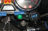 Motorrad-Voltmeter