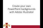 Microsoft PowerPoint Hintergrund auf Adobe Illustrator erstellt