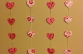 Valentines Day String of Hearts