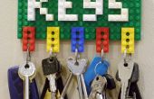 LEGO Schlüsselhalter und Hinweis Clip