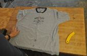 T-Shirt rags - 4 Lappen aus 1 Hemd mit nur 2 Schnitten