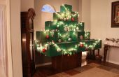 Lebensgroße Minecraft Weihnachtsbaum