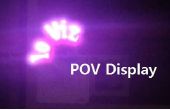 POV (Persistence of Vision) Display mit Wagenräder