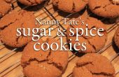 Zucker und Gewürz Cookies Nanny Tate