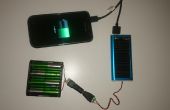 Alten Solar Handy Ladegerät zum Aufladen von und die AA-Batterien. 