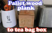 Palette Plank Teebeutel Box