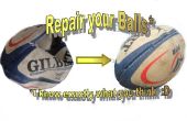 Reparieren ein beschädigten Balls und aktualisieren Sie es auf einen Praxis-Ball für Training Ausdauer und Kraft